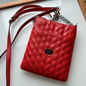 Karl Lagerfeld Quilted Leather Crossbody Bag